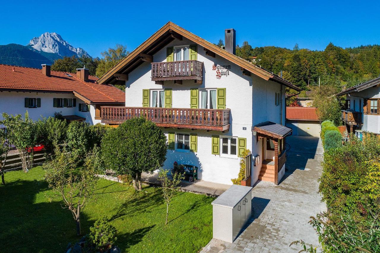 Ferienwohnung Sonnenhaeusl Mittenwald Exterior foto